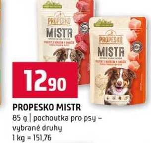 PROPESKO MISTR 85 g pochoutka pro psy vybrané druhy