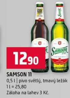 SAMSON 11 0,5l pivo světlý, tmavý ležák