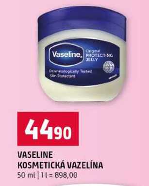 VASELINE KOSMETICKÁ VAZELÍNA 50 ml