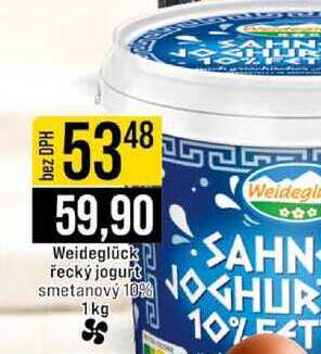 Weideglück řecký jogurt smetanový 10% 1 kg