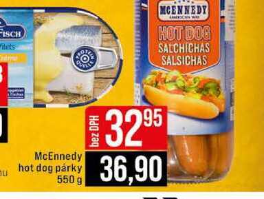 McEnnedy hot dog párky 550 g