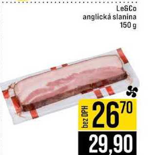 Le&Co anglická slanina 150 g