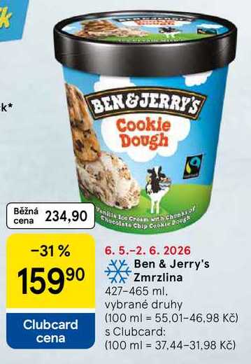 Ben & Jerry's Zmrzlina, 427-465 ml