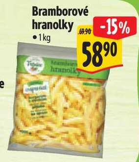 Bramborové hranolky, 1 kg