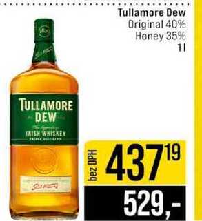 Tullamore Dew Original 40% Honey 35% 1l