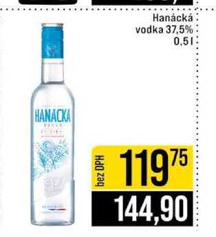 Hanácká vodka 37,5% 0,5l