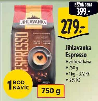 Jihlavanka Espresso, 750 g
