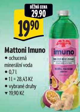 Mattoni Imuno, 0,7 l