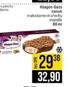 Häagen-Dazs nanuk makadamové ořechy mandle 80 ml 