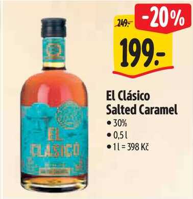 El Clásico Salted Caramel, 0,5 l