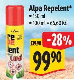 Alpa Repelent, 150 ml