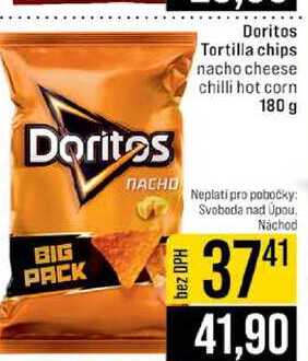 Doritos Tortilla chips nacho cheese chilli hot corn 180 g 