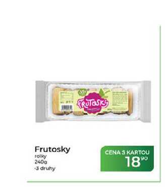 Frutosky rolky 240g