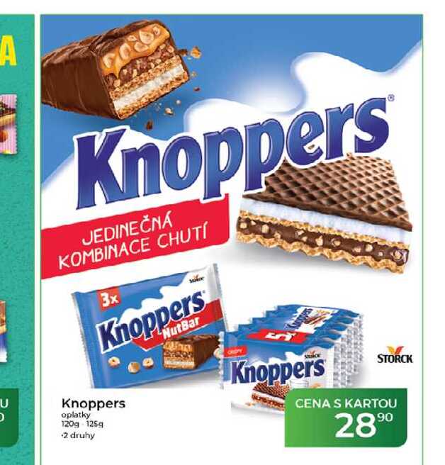 Knoppers oplatky 120g 125g 