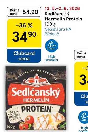 Sedlčanský Hermelín Protein, 100 g  
