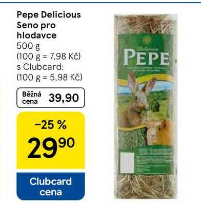 Pepe Delicious Seno pro hlodavce, 500 g  