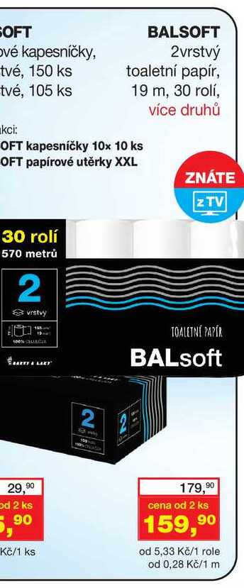 BALSOFT 30 rolí