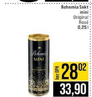 Bohemia Sekt mini Original Rosé 0,25l