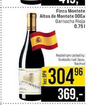 Finca Montote Altos de Montote DOCa Garnacha Rioja 0,75l