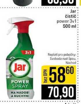 Jar čistič power 3v1 500 ml