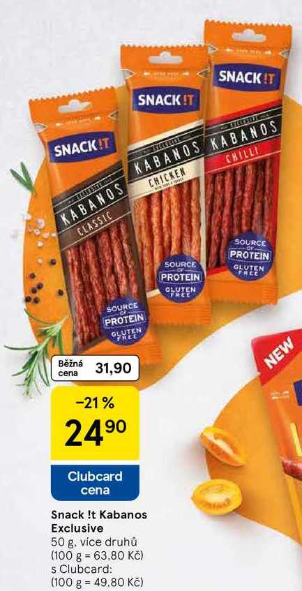 Snack !t Kabanos Exclusive, 50 g 