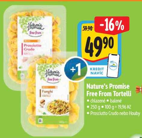Nature's Promise Free From Tortelli, 250 g