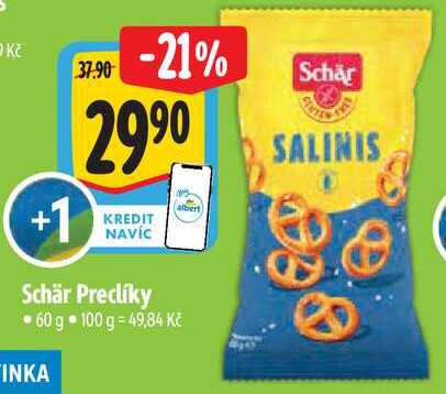Schär Preclíky, 60 g 
