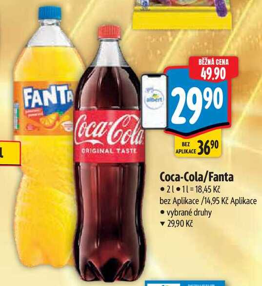 Coca-Cola/Fanta, 2 l