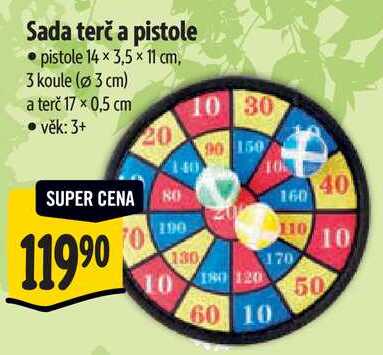 Sada terč a pistole 