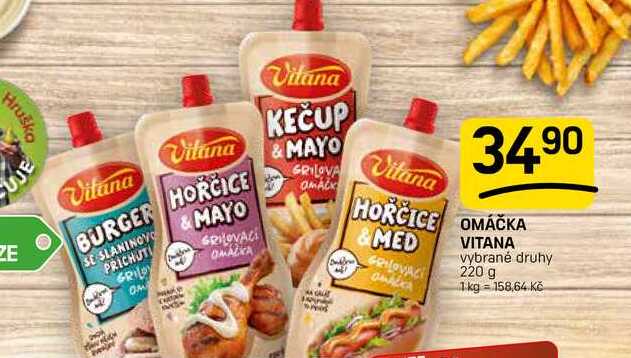 OMÁČKA VITANA vybrané druhy 220 g 