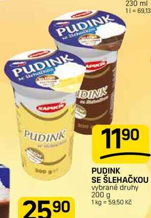 PUDINK SE ŠLEHAČKOU vybrané druhy 200 g