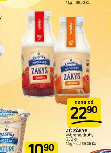 JČ ZÁKYS vybrané druhy 330 g