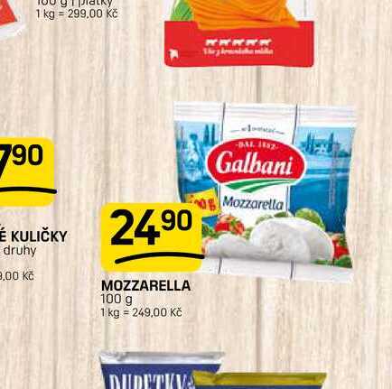 MOZZARELLA 100 g