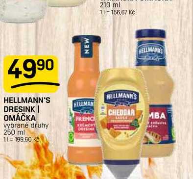 HELLMANN'S DRESINK 250ml