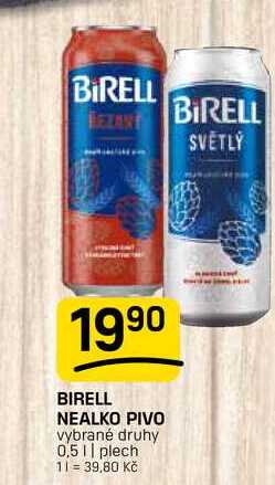 BIRELL NEALKO PIVO vybrané druhy 0,5 || plech 