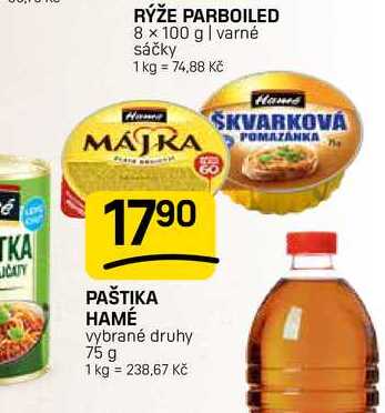 PAŠTIKA HAMÉ vybrané druhy 75 g
