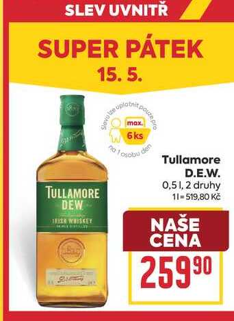 Tullamore D.E.W. 0,5 1,2l