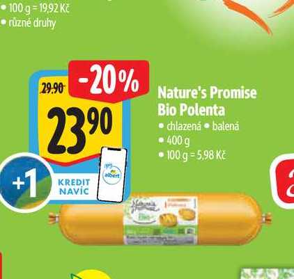  Nature's Promise Bio Polenta 400 g