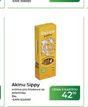 Akinu Sippy krmivo pro hlodavce se zeleninou 2ks  