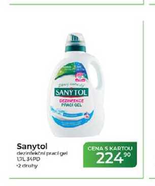 Sanytol dezinfekční prací gel 1,7L 34PD