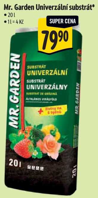 Mr. Garden Univerzální substrát, 20 l
