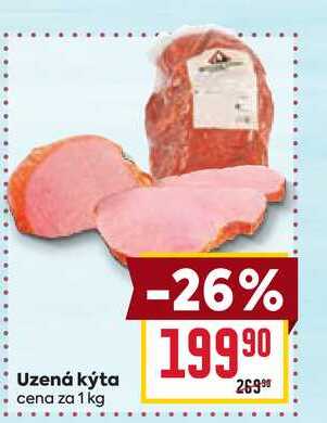 Uzená kýta cena za 1 kg