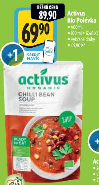 Activus Bio Polévka, 400 ml  