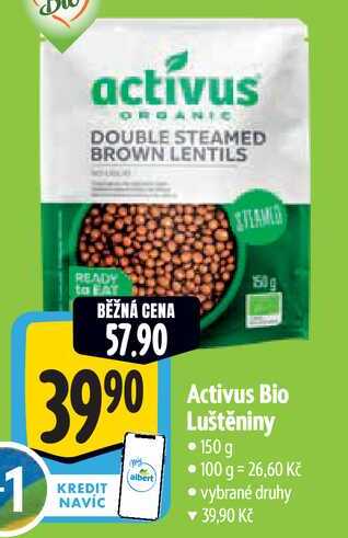 Activus Bio Luštěniny, 150 g