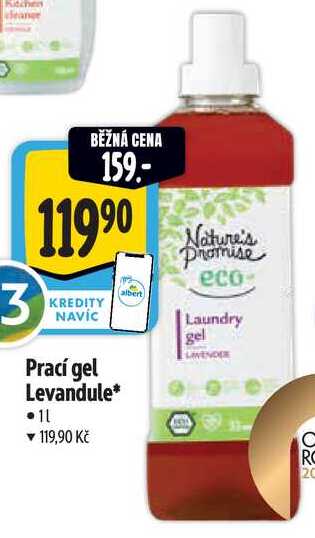 Prací gel Levandule, 1 l