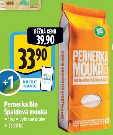 Pernerka Bio Špaldová mouka, 1 kg 