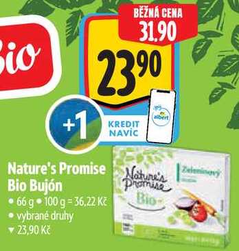 Nature's Promise Bio Bujón, 66 g 