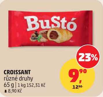BuStó CROISSANT různé druhy, 65 g 