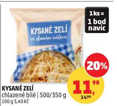 KYSANÉ ZELÍ chlazené bílé, 500/350 g