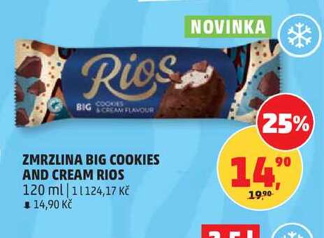 ZMRZLINA BIG COOKIES AND CREAM RIOS, 120 ml 